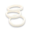 Picture of RECYCLED POLYESTER JERSEY ELASTICS WHITE
